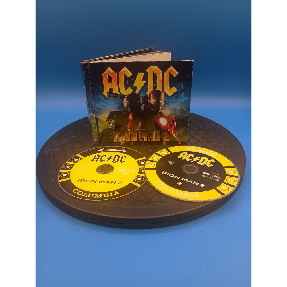 Iron Man 2 by AC/DC (CD: 2010) Movie Music - 2 Discs Very Good